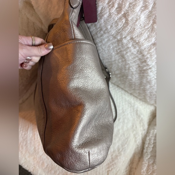 Coach Park Leather 2-way Hobo Metallic Bag - Picture 10 of 17
